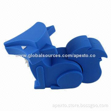 Fox-shaped USB Flash Disk with Plug-and-play Function and >1,000,000 Times Data Encryption